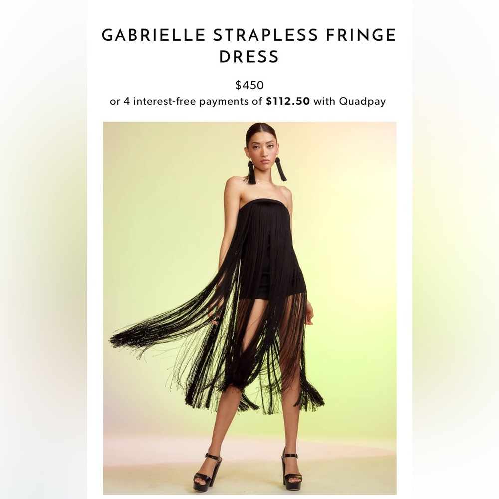 Cynthia Rowley Fringe Dress